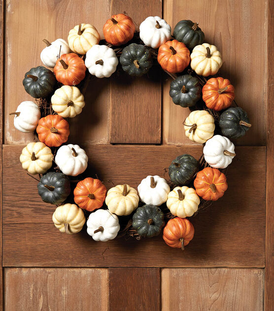 Pumpkin wreath